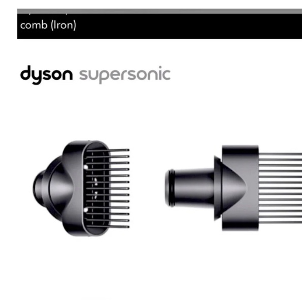 Dyson Supersonic Brand New Wide tooth comb attachment (Iron)